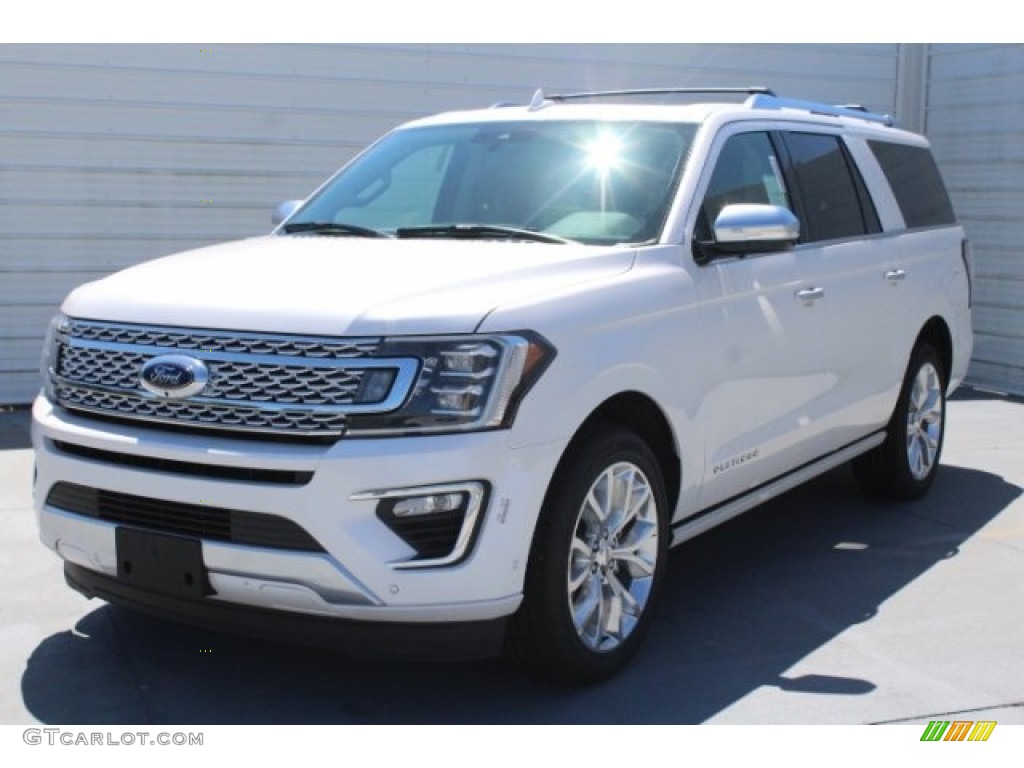 White Platinum 2018 Ford Expedition Platinum Max Exterior Photo #129255222
