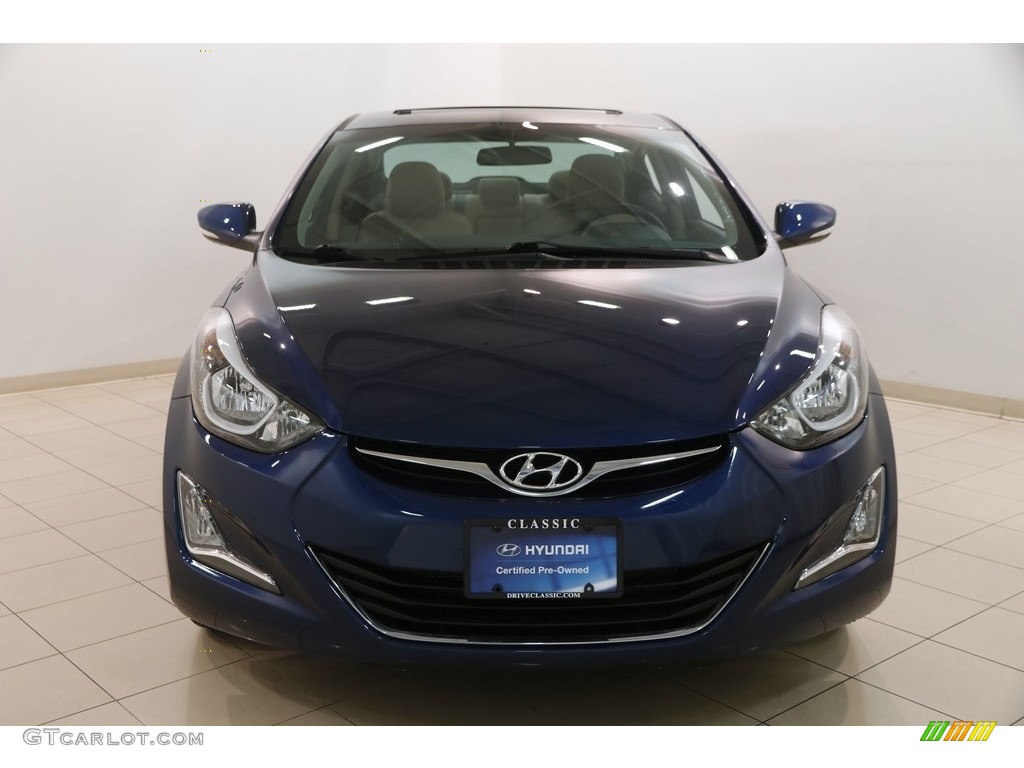 2016 Elantra Value Edition - Blue / Beige photo #2