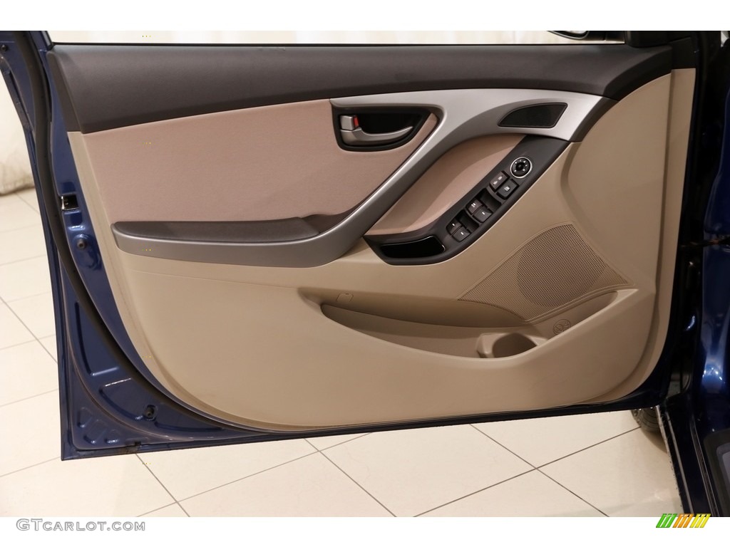 2016 Elantra Value Edition - Blue / Beige photo #4