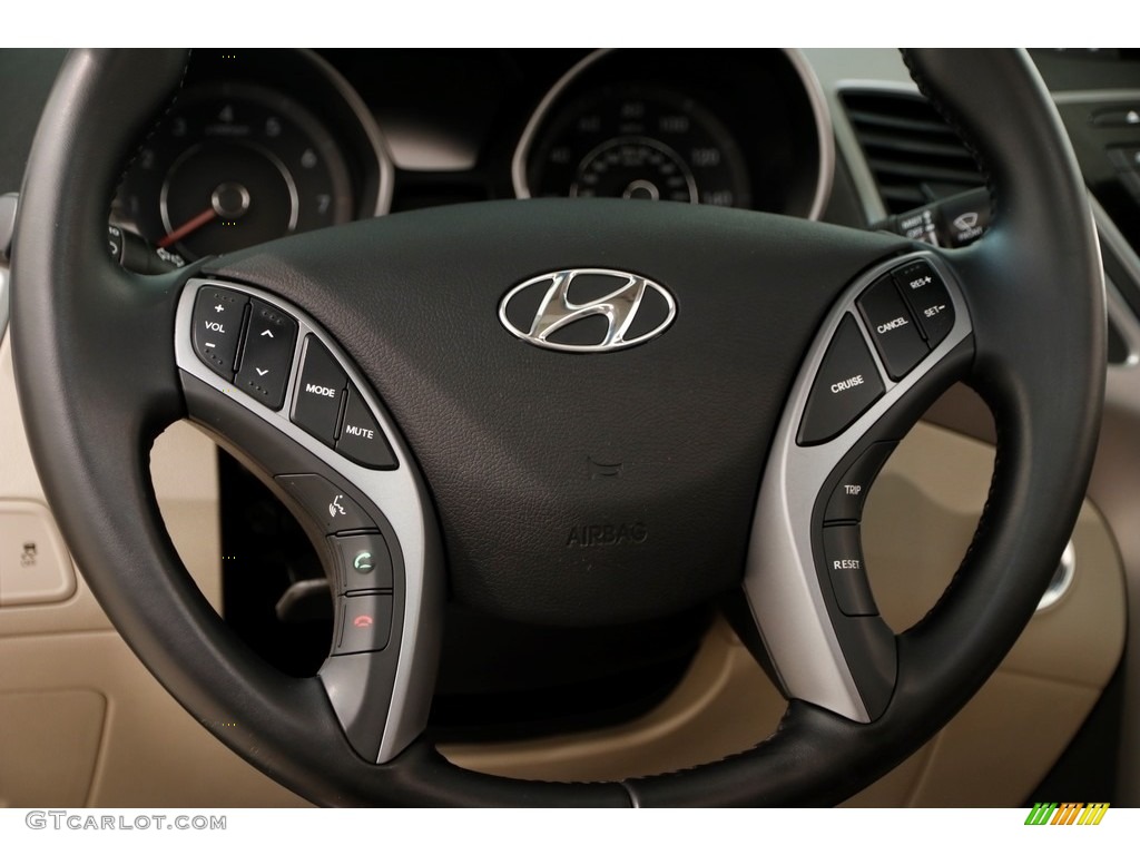 2016 Elantra Value Edition - Blue / Beige photo #8