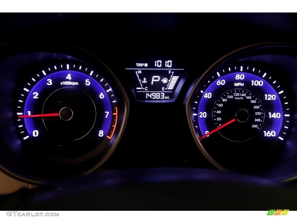 2016 Elantra Value Edition - Blue / Beige photo #9