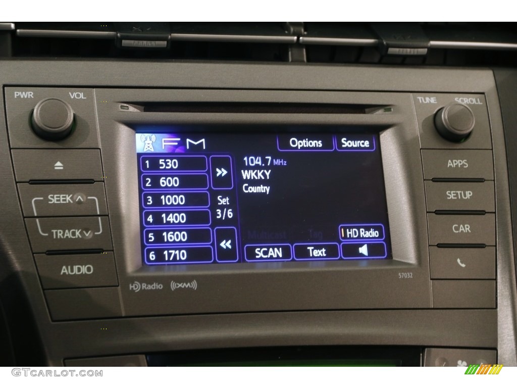 2014 Prius Three Hybrid - Nautical Blue Metallic / Dark Gray photo #11