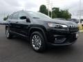 2019 Diamond Black Crystal Pearl Jeep Cherokee Latitude Plus 4x4  photo #1