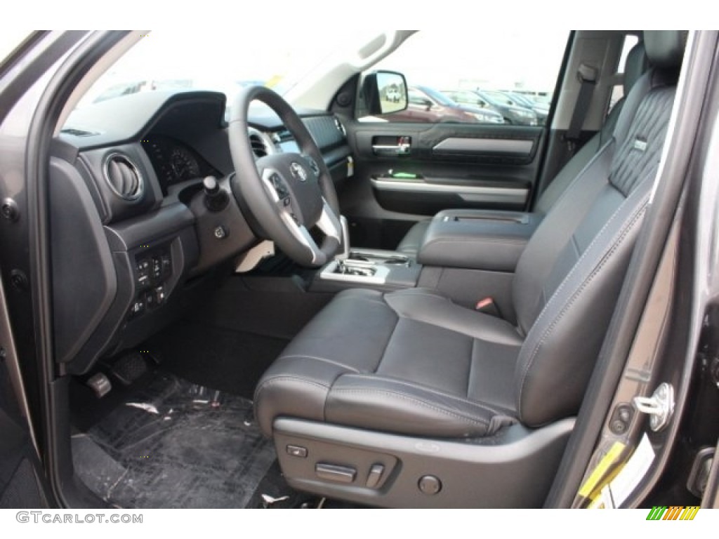 Black Interior 2019 Toyota Tundra Platinum CrewMax 4x4 Photo #129260010