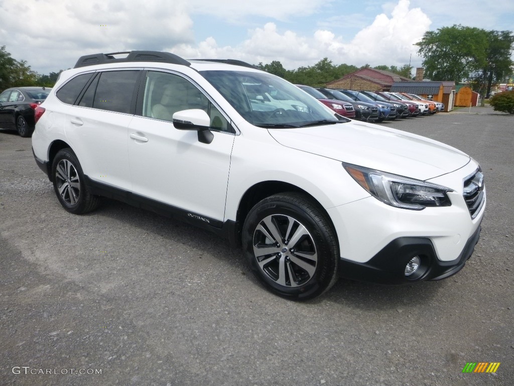 Crystal White Pearl 2019 Subaru Outback 2.5i Limited Exterior Photo #129260214