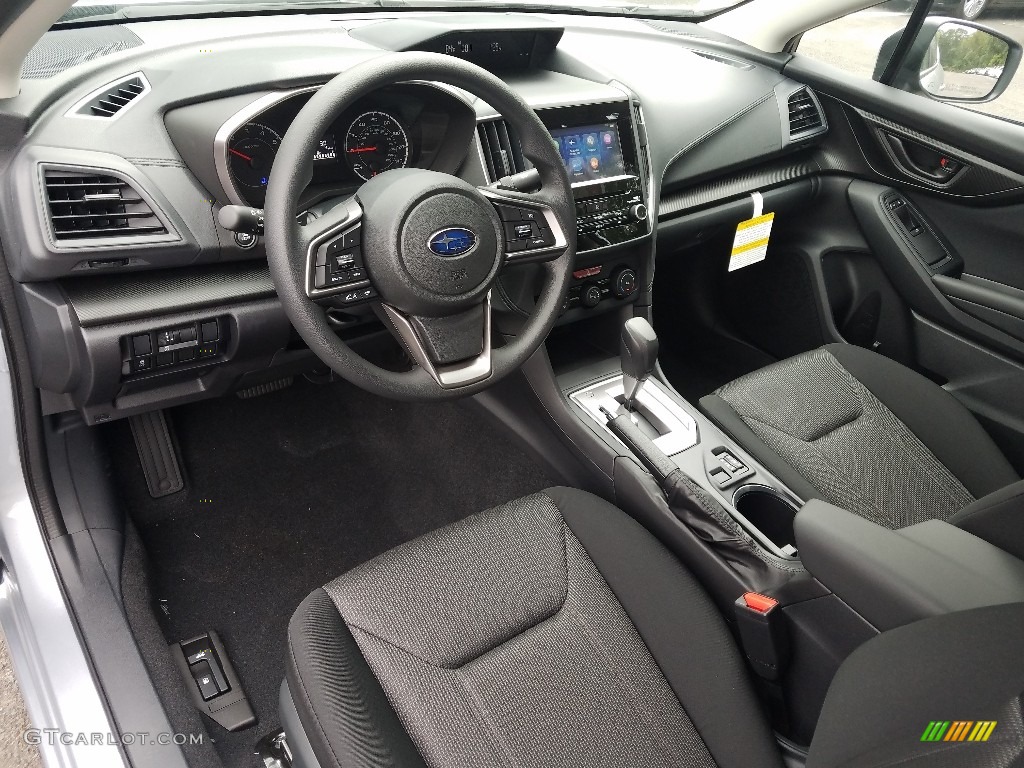Black Interior 2019 Subaru Impreza 2.0i Premium 4-Door Photo #129260277