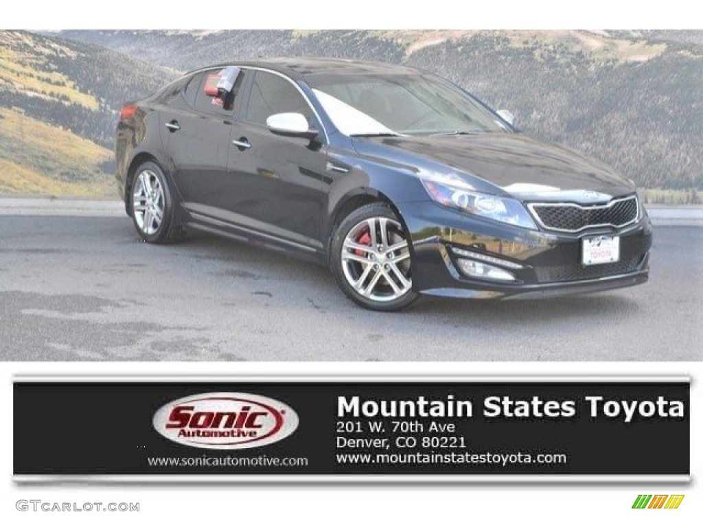 Ebony Black Kia Optima