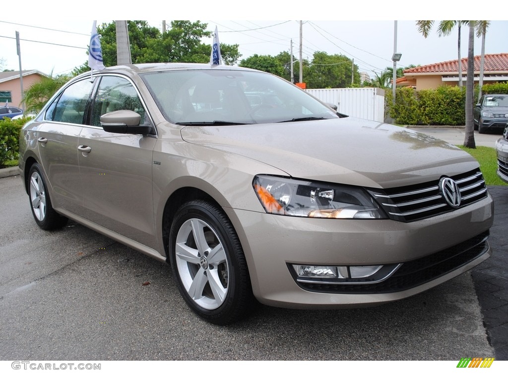 2015 Passat Wolfsburg Edition Sedan - Titanium Beige / Cornsilk Beige photo #2