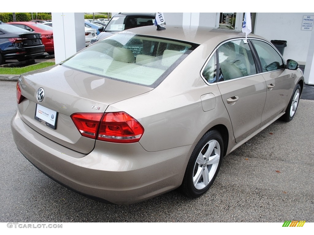 2015 Passat Wolfsburg Edition Sedan - Titanium Beige / Cornsilk Beige photo #9