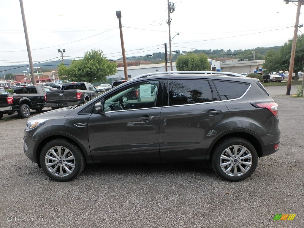 2018 Escape Titanium 4WD - Magnetic / Charcoal Black photo #6