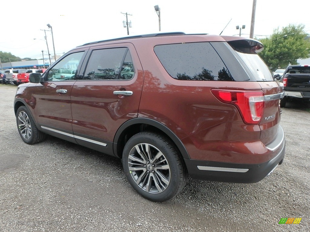 2018 Explorer Platinum 4WD - Cinnamon Glaze / Medium Soft Ceramic photo #4