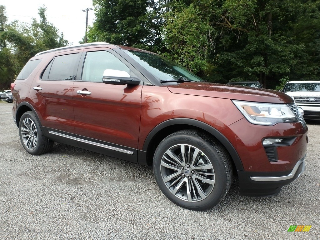 Cinnamon Glaze 2018 Ford Explorer Platinum 4WD Exterior Photo #129266775