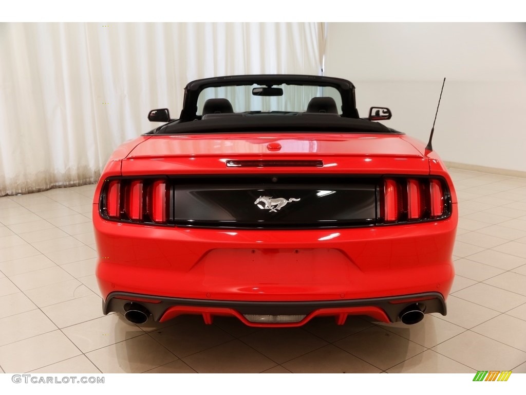 2015 Mustang EcoBoost Premium Convertible - Race Red / Ebony photo #18