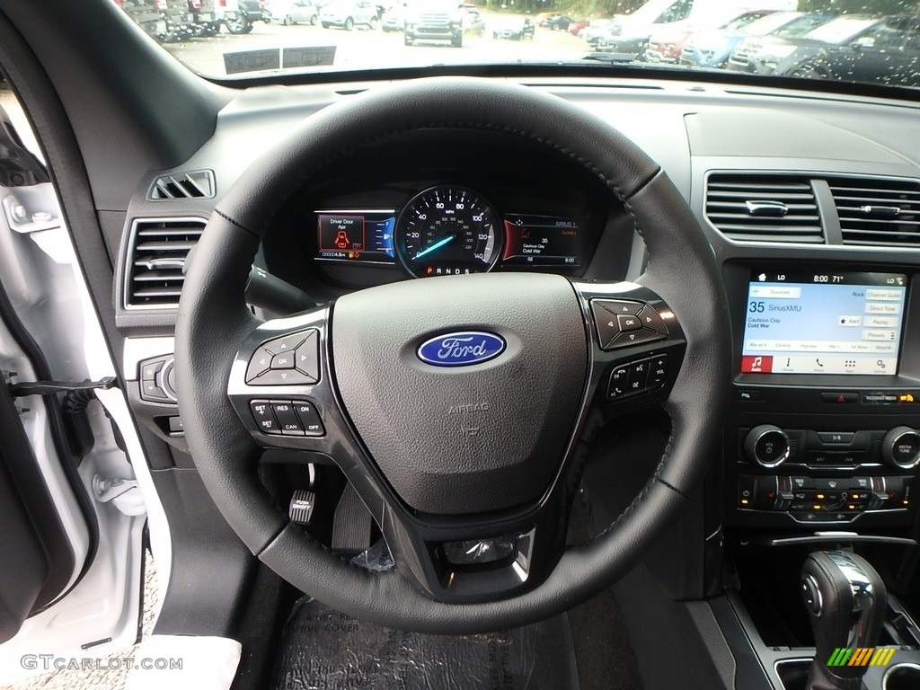 2018 Explorer XLT 4WD - White Platinum / Ebony Black photo #17