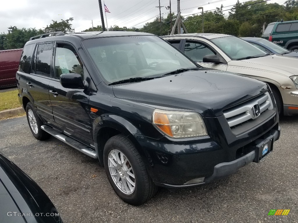 2006 Pilot EX-L 4WD - Nighthawk Black Pearl / Gray photo #1