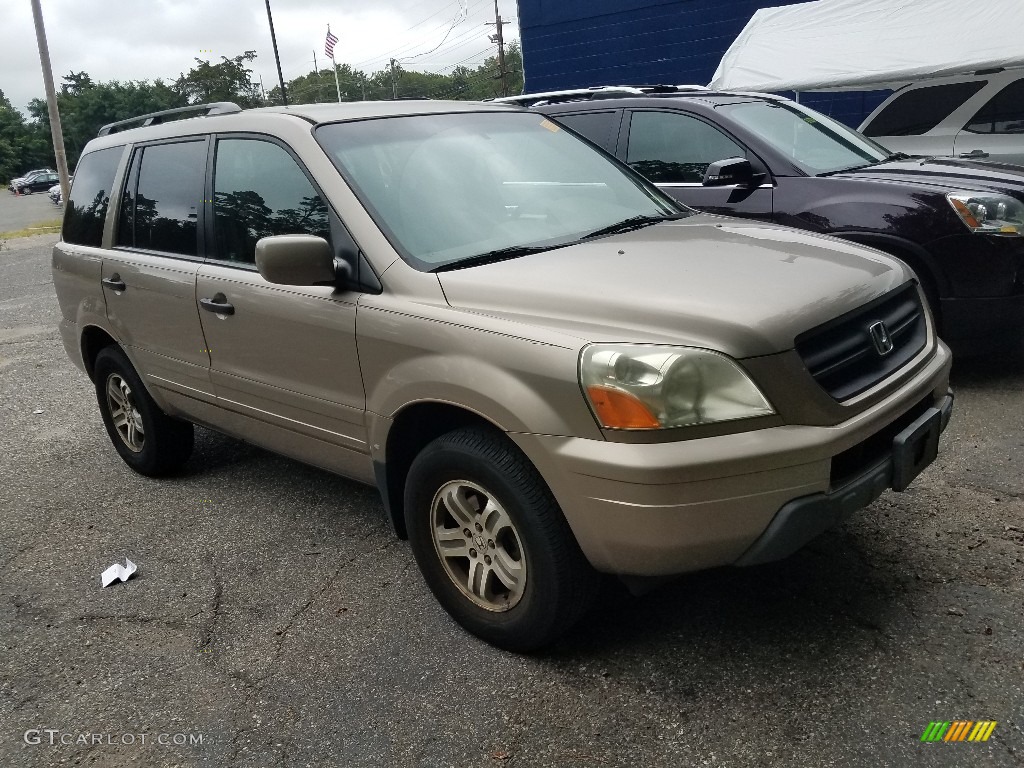 2004 Pilot EX 4WD - Sandstone Metallic / Gray photo #1