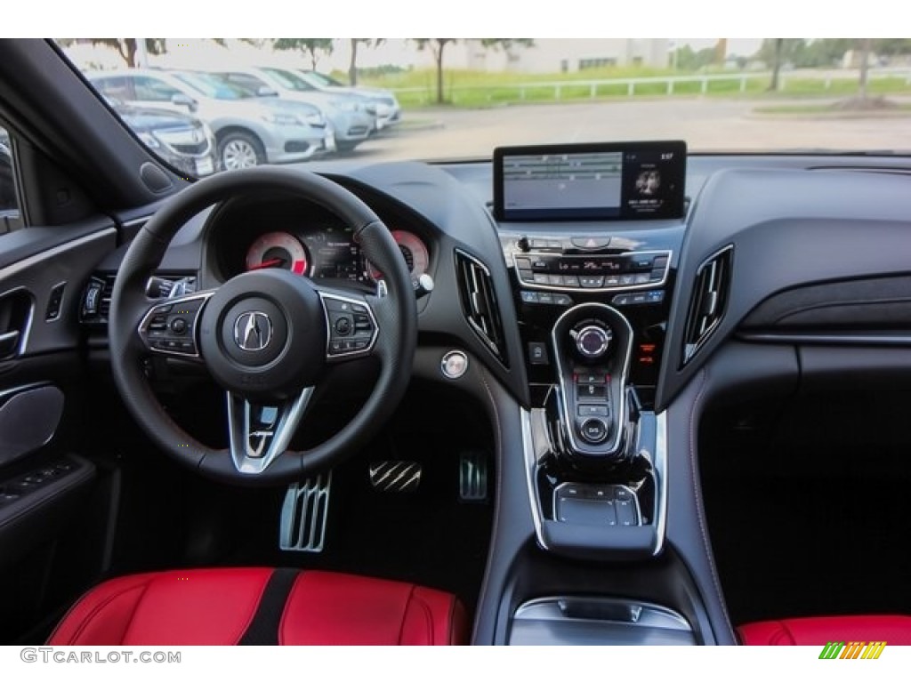 2019 Acura RDX A-Spec Red Dashboard Photo #129267882