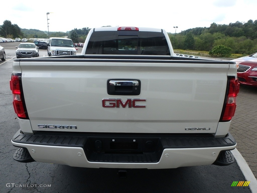 2015 Sierra 1500 Denali Crew Cab 4x4 - White Diamond Tricoat / Cocoa/Dune photo #9