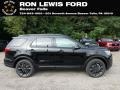 2018 Shadow Black Ford Explorer XLT 4WD  photo #1