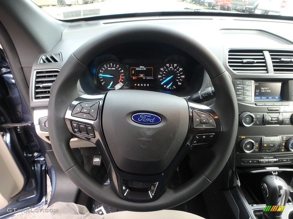 2018 Explorer 4WD - Blue Metallic / Medium Stone photo #19