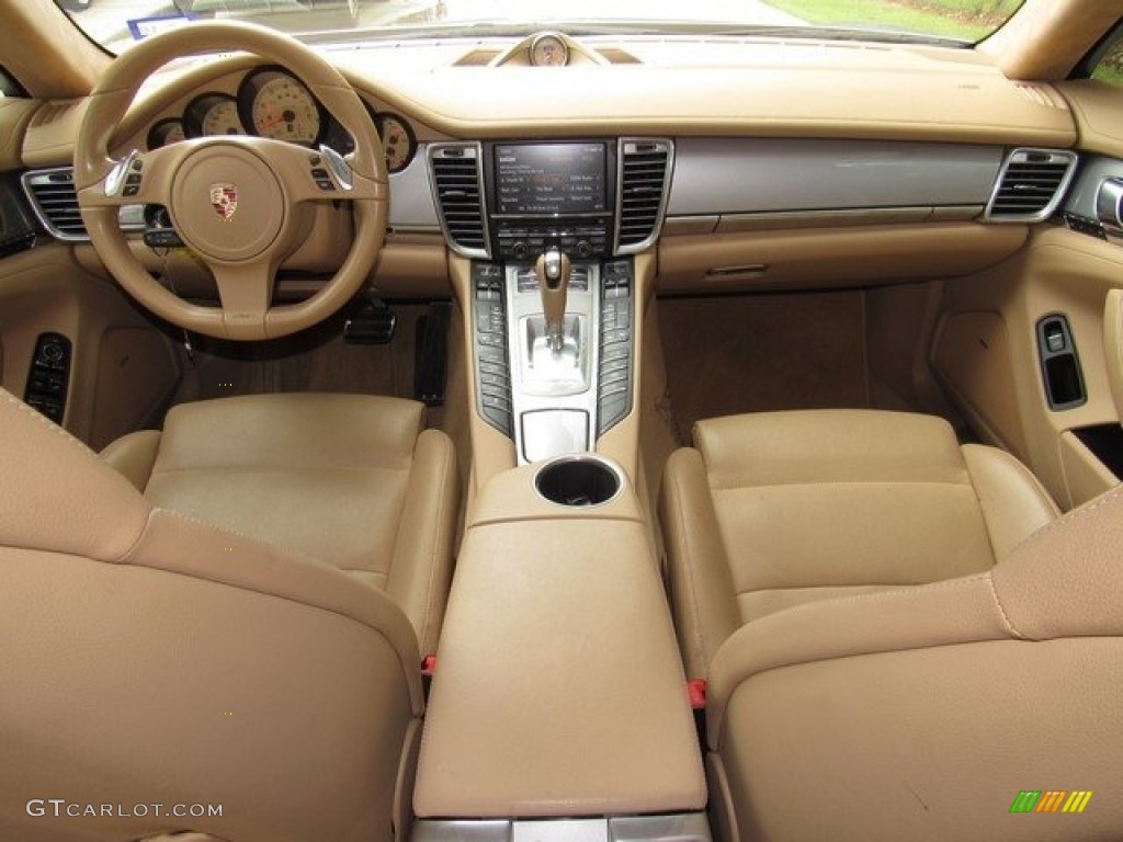 2010 Panamera 4S - Platinum Silver Metallic / Luxor Beige photo #4
