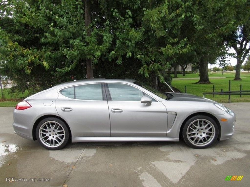 2010 Panamera 4S - Platinum Silver Metallic / Luxor Beige photo #6