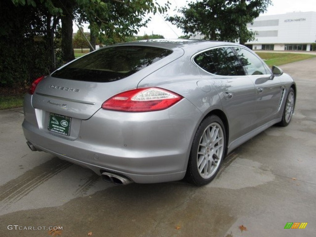 2010 Panamera 4S - Platinum Silver Metallic / Luxor Beige photo #7