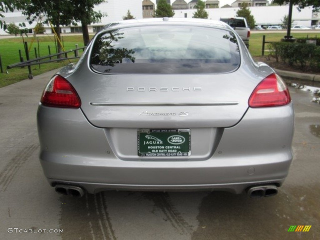 2010 Panamera 4S - Platinum Silver Metallic / Luxor Beige photo #8