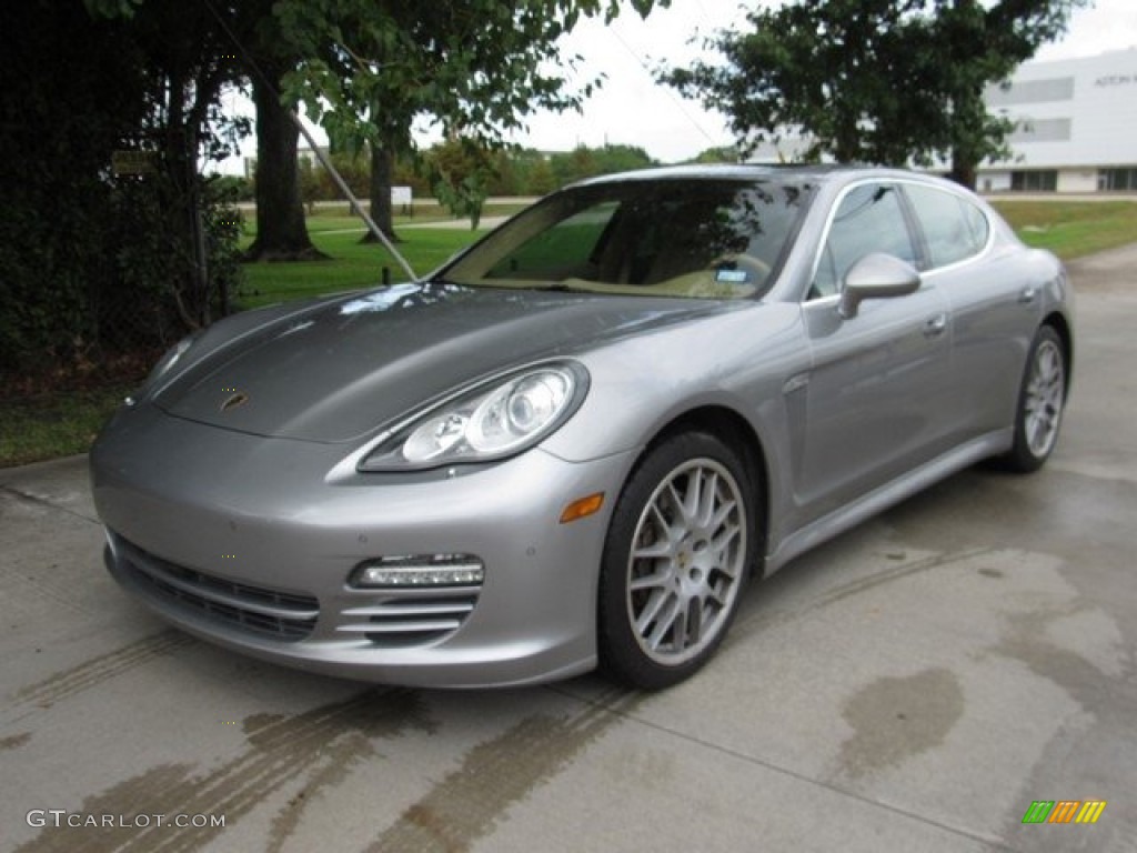 2010 Panamera 4S - Platinum Silver Metallic / Luxor Beige photo #10