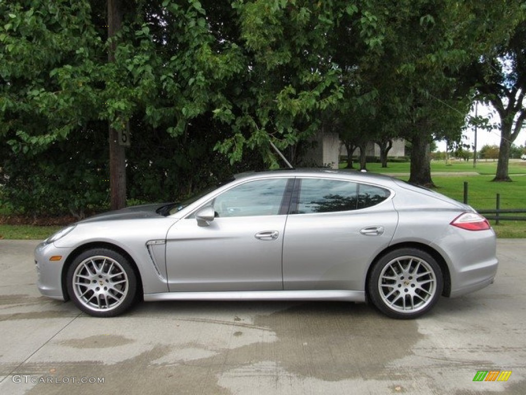 2010 Panamera 4S - Platinum Silver Metallic / Luxor Beige photo #11
