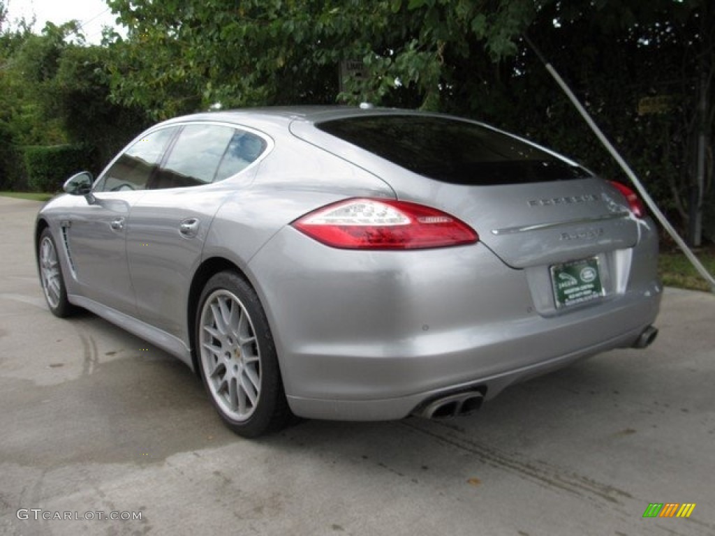 2010 Panamera 4S - Platinum Silver Metallic / Luxor Beige photo #12
