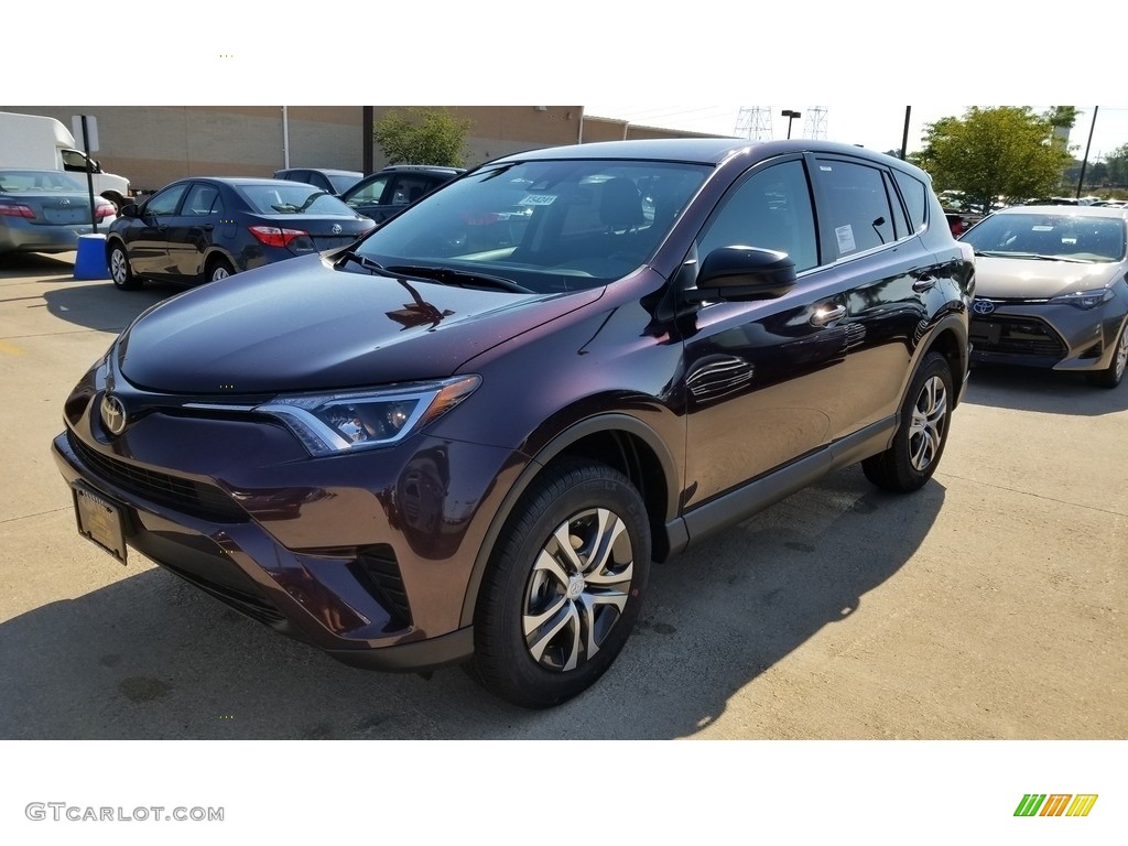 2018 RAV4 LE - Black / Black photo #1