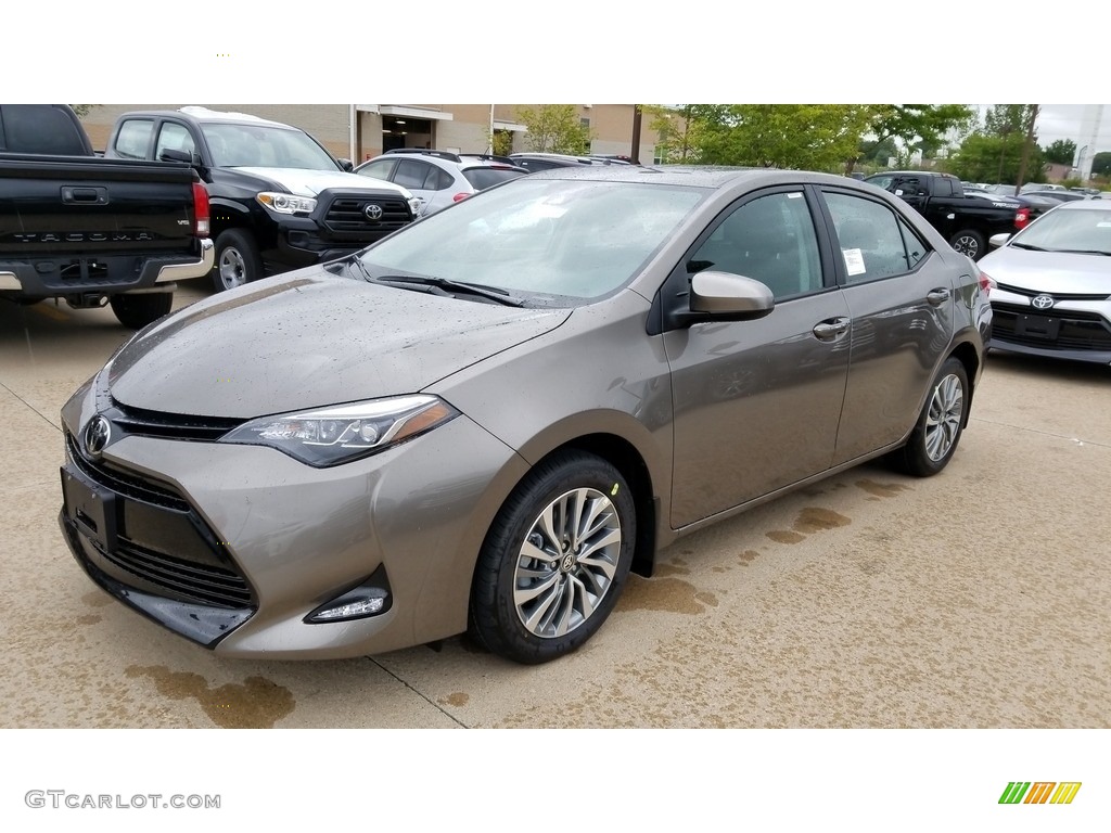 Falcon Gray metallic 2019 Toyota Corolla LE Exterior Photo #129271500