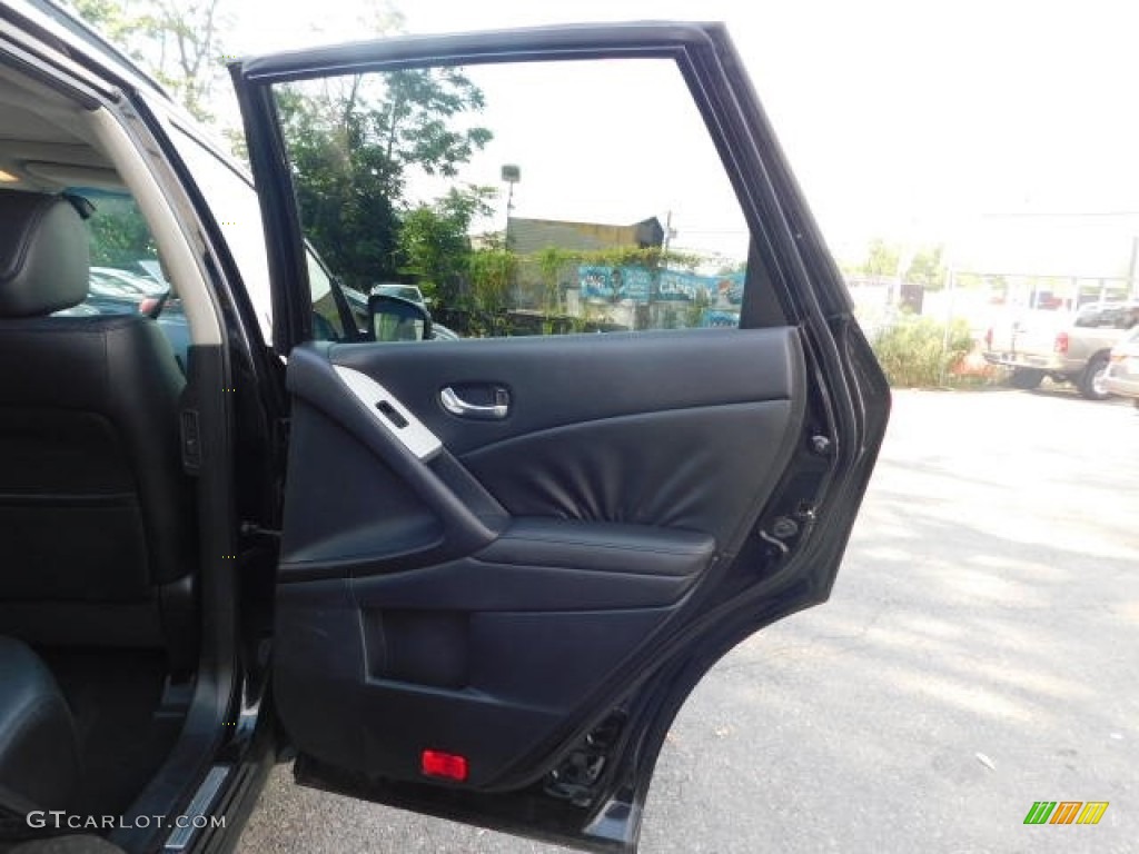 2009 Murano S AWD - Super Black / Black photo #17