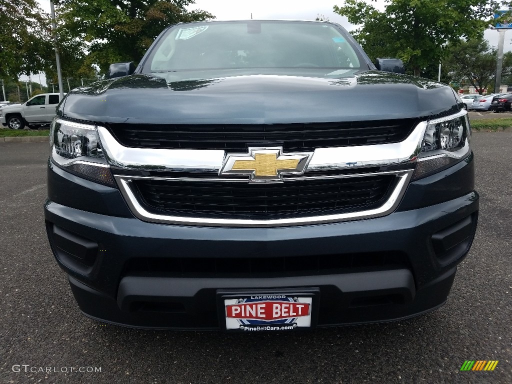 2019 Colorado WT Extended Cab - Shadow Gray Metallic / Jet Black/Dark Ash photo #2