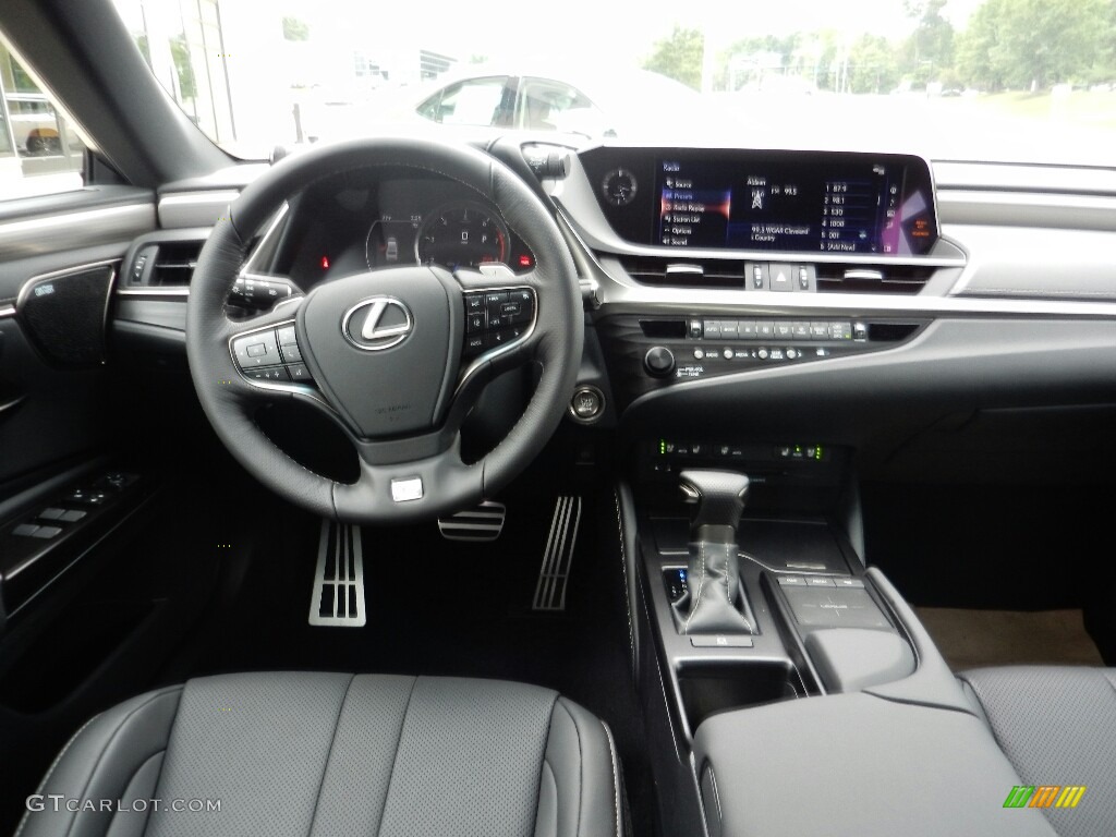 2019 Lexus ES 350 F Sport Black Dashboard Photo #129274590