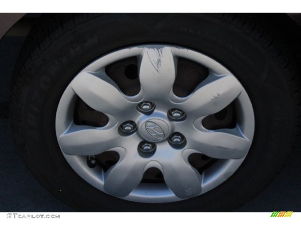 2009 Elantra GLS Sedan - Purple Rain / Beige photo #12