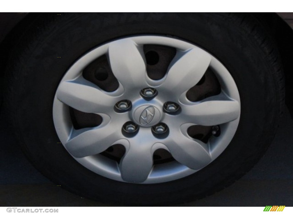 2009 Elantra GLS Sedan - Purple Rain / Beige photo #13
