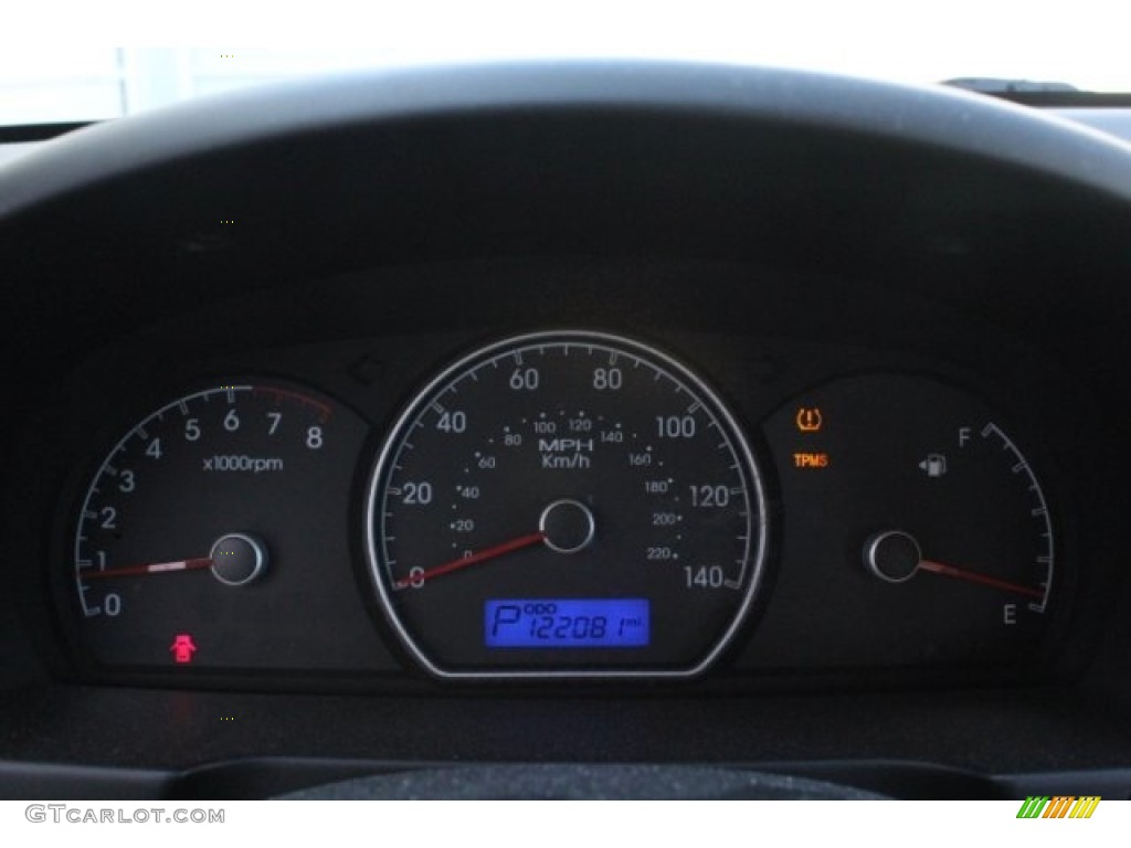 2009 Elantra GLS Sedan - Purple Rain / Beige photo #21