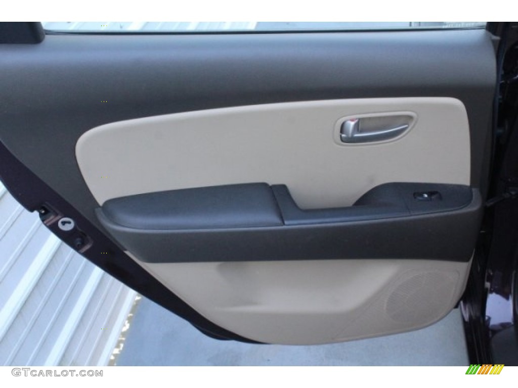 2009 Elantra GLS Sedan - Purple Rain / Beige photo #23
