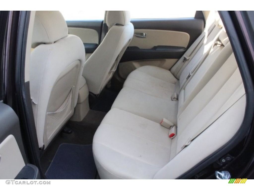 2009 Elantra GLS Sedan - Purple Rain / Beige photo #24