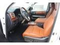 2019 Toyota Tundra 1794 Edition Premium Brown Interior Front Seat Photo