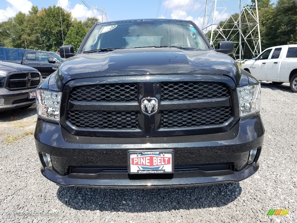2019 1500 Classic Express Quad Cab 4x4 - Brilliant Black Crystal Pearl / Black photo #2