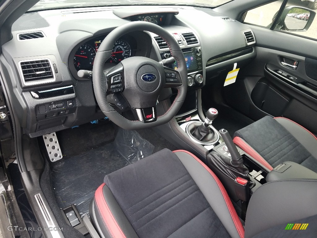 Black Ultrasuede/Carbon Black Interior 2019 Subaru WRX STI Photo #129278229