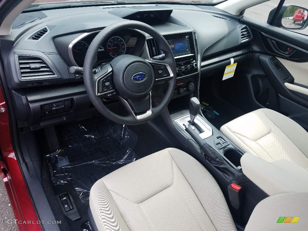 Ivory Interior 2019 Subaru Impreza 2.0i Premium 4-Door Photo #129278394
