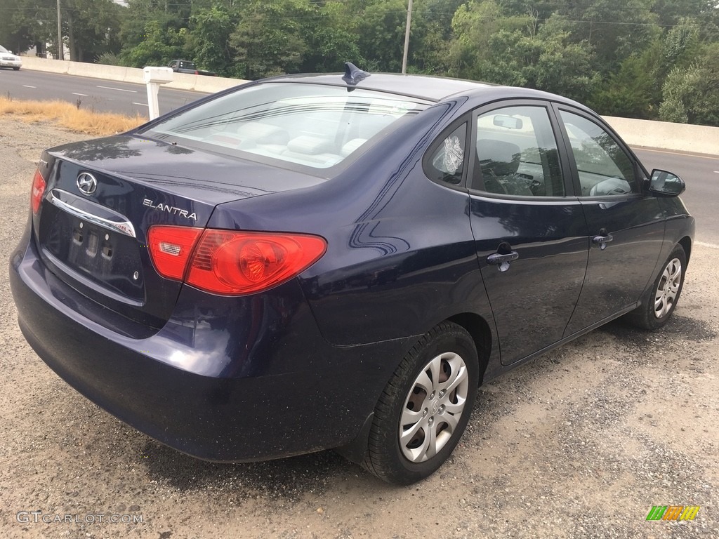 2010 Elantra SE - Regatta Blue / Gray photo #5