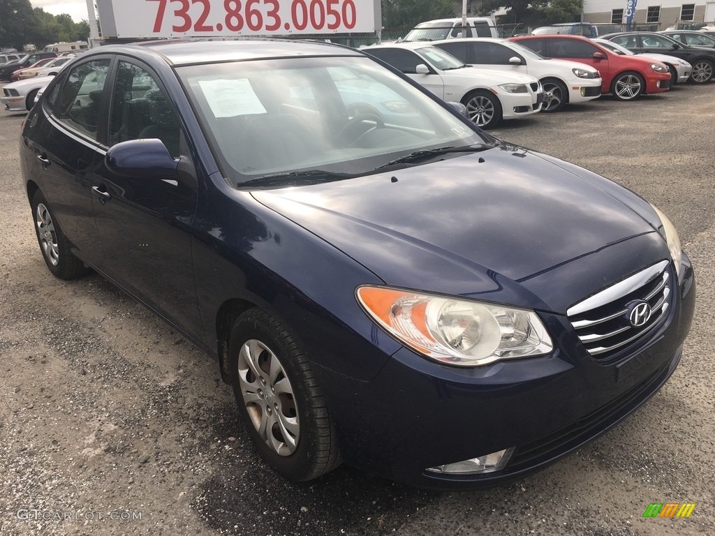 2010 Elantra SE - Regatta Blue / Gray photo #7