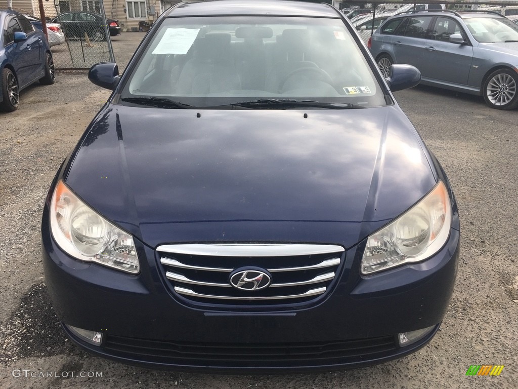 2010 Elantra SE - Regatta Blue / Gray photo #8