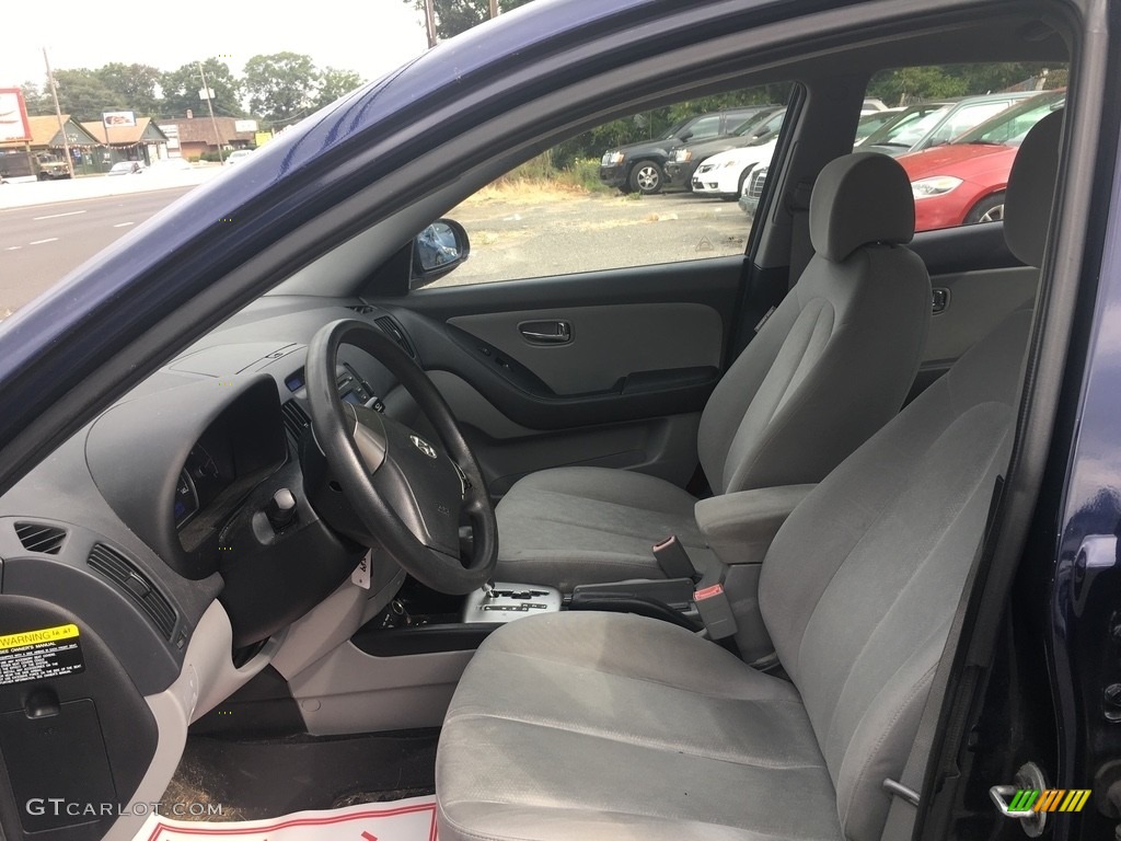 2010 Elantra SE - Regatta Blue / Gray photo #9
