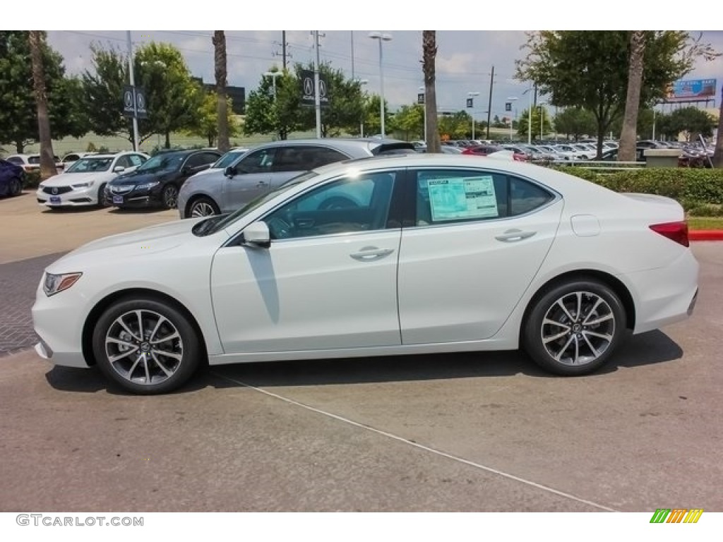 2018 TLX V6 SH-AWD Sedan - Bellanova White Pearl / Parchment photo #4